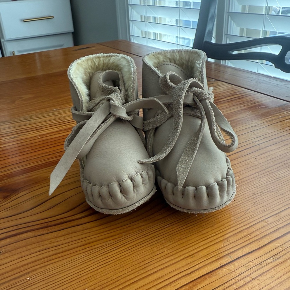 Donsje Amsterdam: Pina Classic Booties-Truffle Nubuck